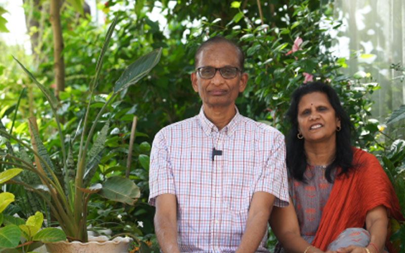 Mr U. Purnachand and Mrs Sarada